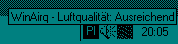 WinAirq in der Systemablage ausgeblendet WinAirq in der Systemablage ausgeblendet