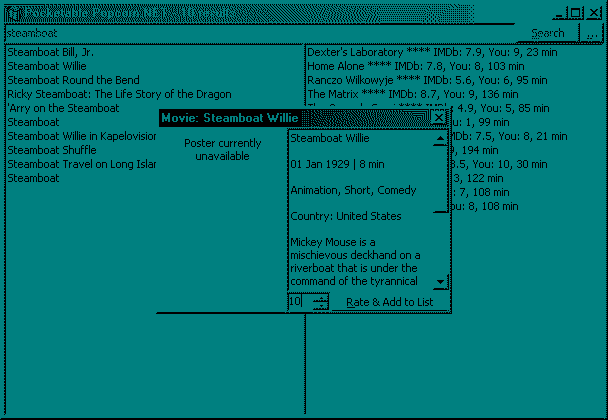 Pocketable Popcorn.NET auf Windows 98 Pocketable Popcorn.NET auf Windows 98